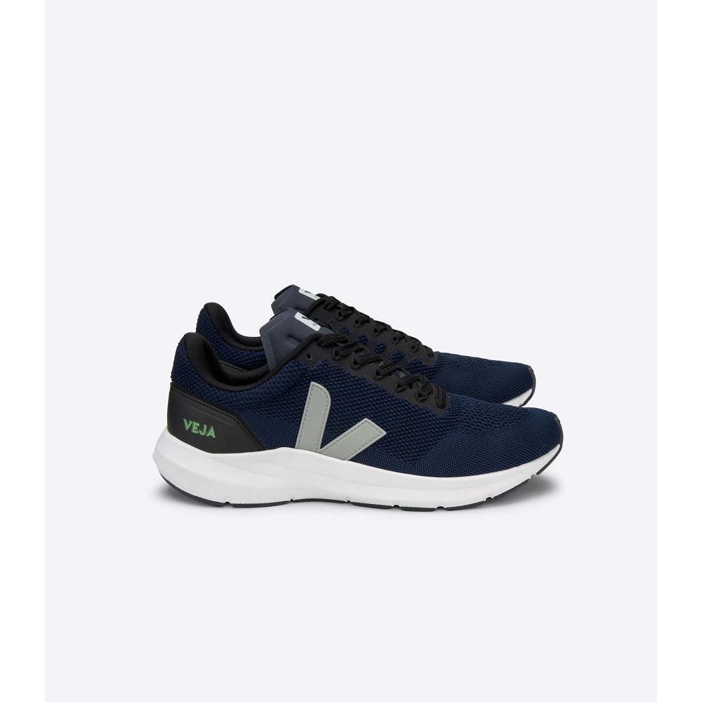 Women\'s Veja MARLIN LT V KNIT NIL Running Shoes Navy | SG 376QMA